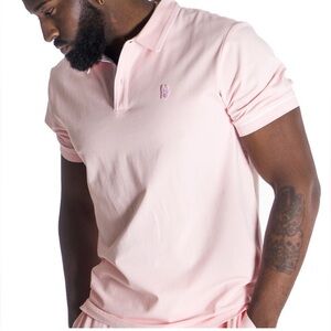 PINK MAKOBI LUCIANO POLO SHIRT